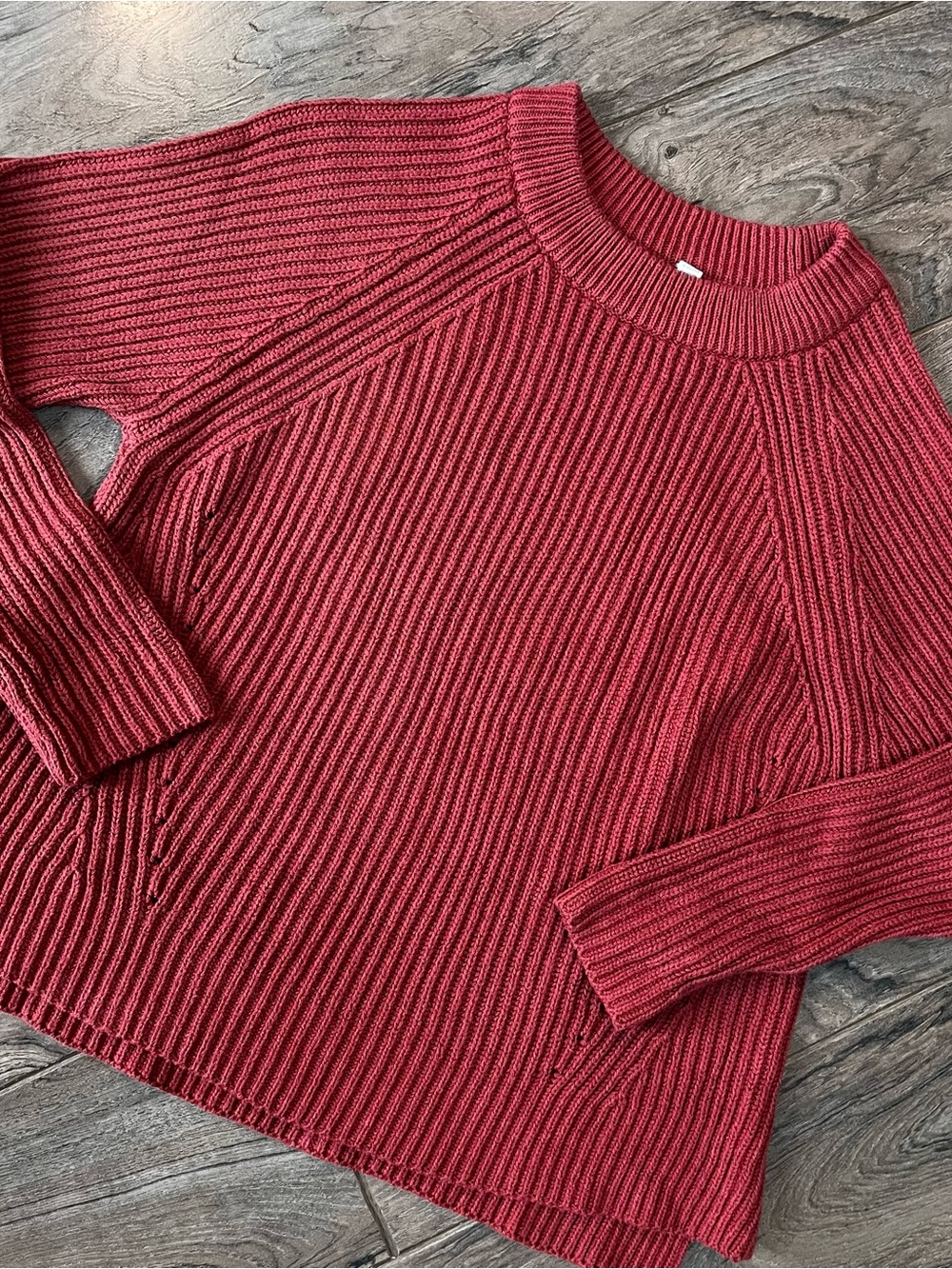 Women's Ribbed Crewneck Sweater